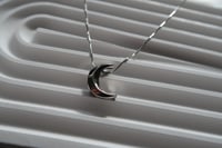 Image 1 of moon necklace 弯月项链