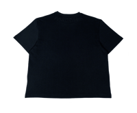 Image 2 of T-Shirt NERA in jersey di cotone GLICINE EYE