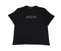 Image 1 of T-Shirt NERA ad uncinetto di cotone