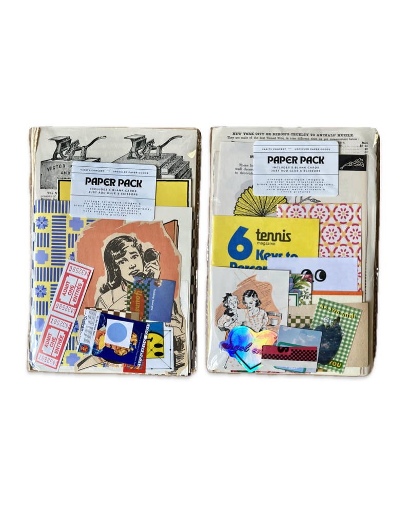 Image of Lindsay Stewart "Paper Pack" "Craft Pack" "Stationary Set" "Big Postcard"
