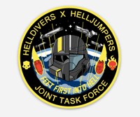 Helldivers x Helljumpers Joint Task Force Sticker [PREORDER]