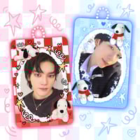Image 2 of Snoopy Plush Double Sided Acrylic Photocard Holder