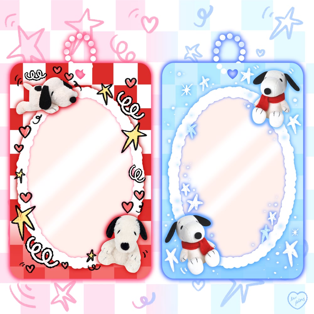 PREORDER: Snoopy Plush Double Sided Acrylic Photocard Holder