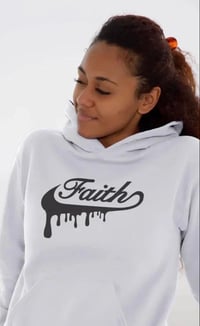 Image 2 of Faith / White hoodie