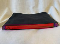 Image 3 of Zip Wallet - Black with Space Ship Patch