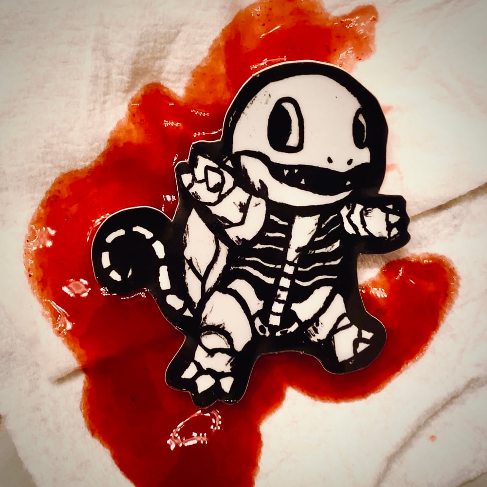 Spooky Squirtle Sticker