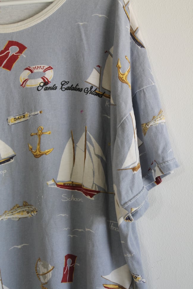 Vtg Catalina Sail Tee