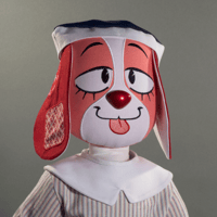 Image 3 of Rag Dog Andy - OOAK Art Doll