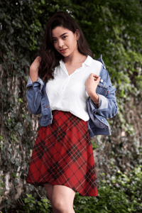 Image 2 of Tartan Plaid Skirt