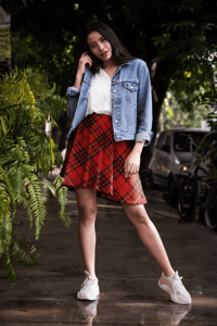 Image 1 of Tartan Plaid Skirt