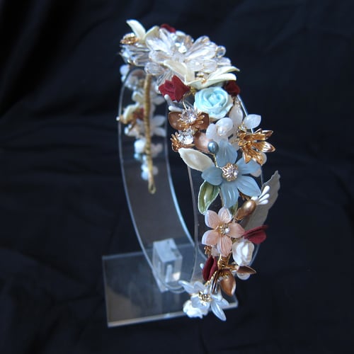 Image of Vivid Blooms headpiece 