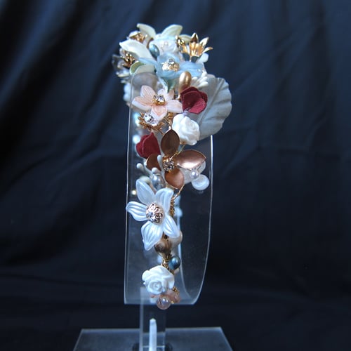 Image of Vivid Blooms headpiece 