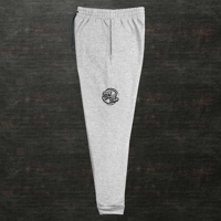 Image 2 of Black and White Patch Unisex Joggers 