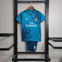 Image 1 of Real Madrid Retro 17/18 Third Kids Kit