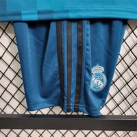Image 4 of Real Madrid Retro 17/18 Third Kids Kit