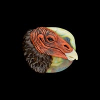 Image 1 of XL. Turkey Vulture #1 - FLamework Glass Sculpture Bead