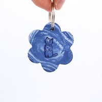 Image 2 of Blueberry Flower Keyring