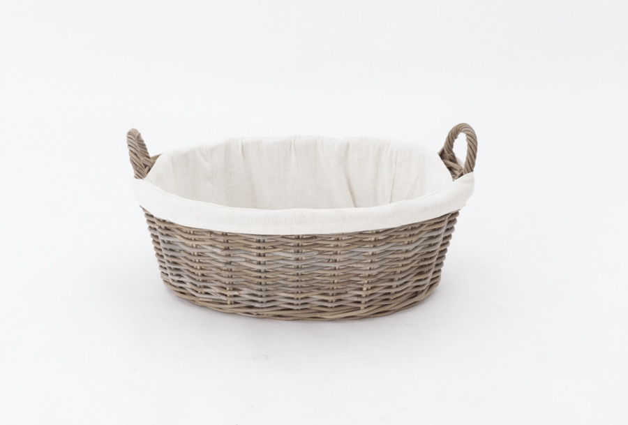 Image of Oval Rattan Laundry Basket