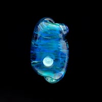 Image 2 of XL Deep Sea Nautilus Shell - Lampwork Glass Sculpture Pendant Bead