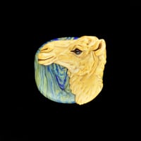 Image 1 of XL. Dromedary Camel #4- Flamework Glass Sculpture Bead