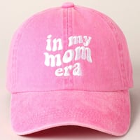 Image 2 of  In My Mom Era Embroidered Baseball Cap