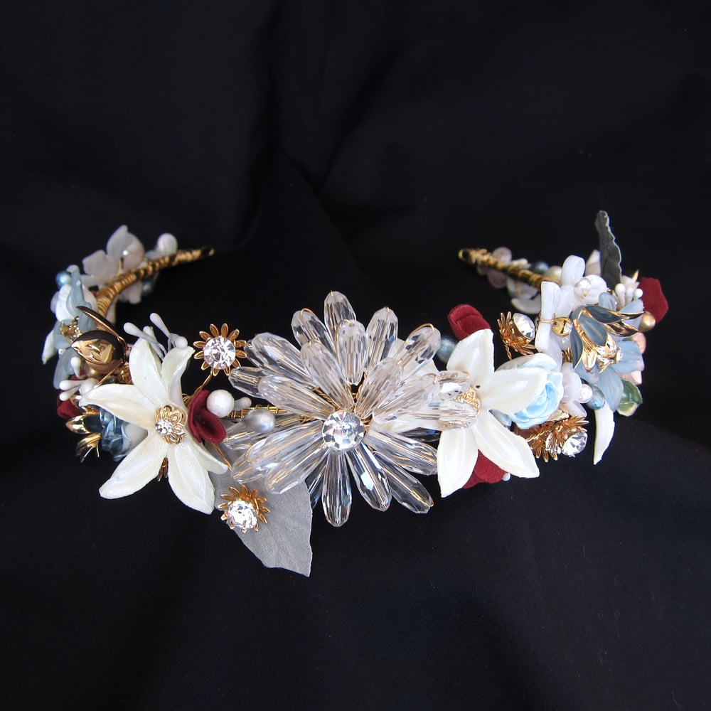 Image of Vivid Blooms headpiece 