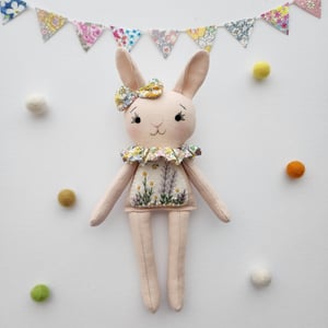 Image of Mini Embroidered Bunny Doll Pattern