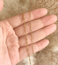 Image 5 of Layered Wave Chain Anklet