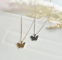 Image 1 of "Monarch" Butterfly Necklace
