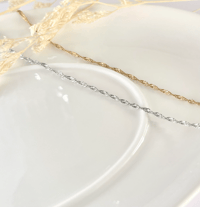 Image 3 of Wave Chain Anklet