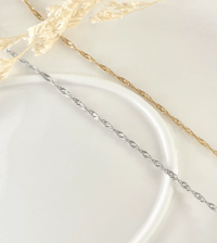 Image 2 of Wave Chain Anklet