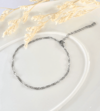 Image 5 of Wave Chain Anklet