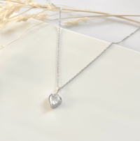 Image 4 of Crystal Heart Necklace