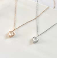 Image 1 of Crystal Heart Necklace