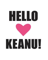 Hello Keanu!:  A Poetry Anthology