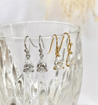 Image 1 of Teardrop Crystal Earrings