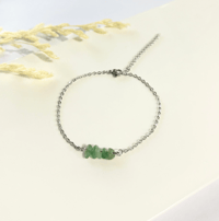 Image 3 of Jade Quartz Row Anklet