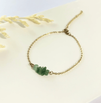 Image 4 of Jade Quartz Row Anklet