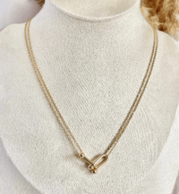 Image 1 of Horseshoe Link Necklace