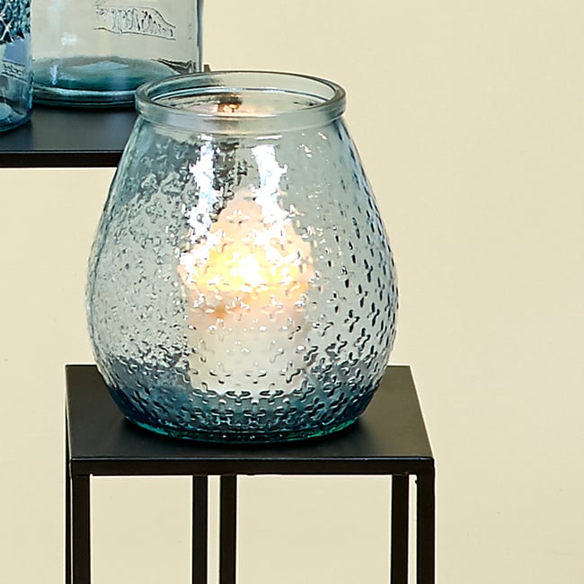 Búcaro  jarrón azul 