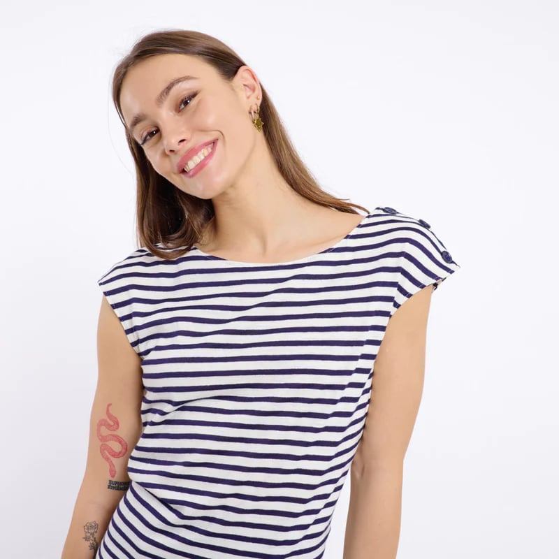 Image of Camiseta Anne-Charlotte Azul