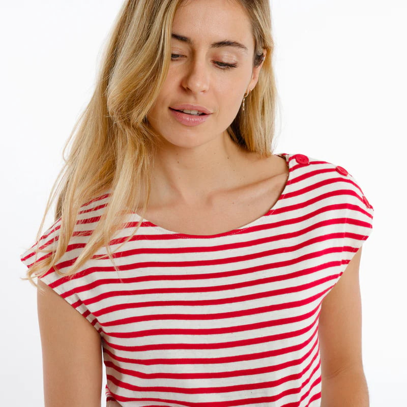 Image of Camiseta Anne-Charlotte Rojo