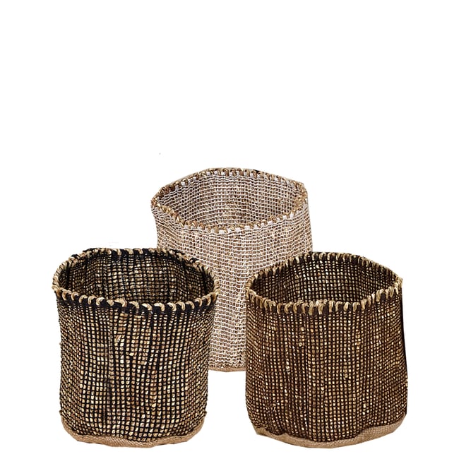 Base macetero rafia