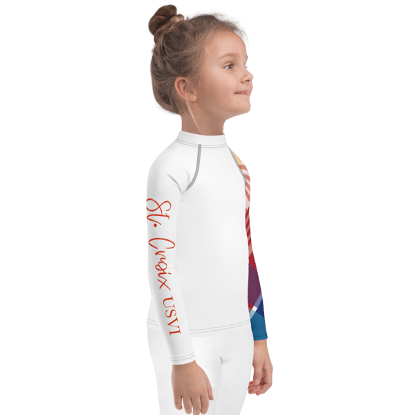 Image of Kids Rash Guard-Madras Sleeve