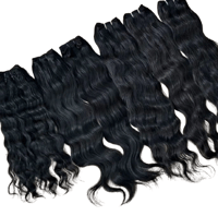 Image 4 of 100% Raw Indian wavy, curly bundles Human Hair Suppliers India, Natural Raw Hair, 200g or 300g