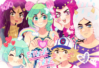 Image 2 of Stone Ocean Gang A4 print