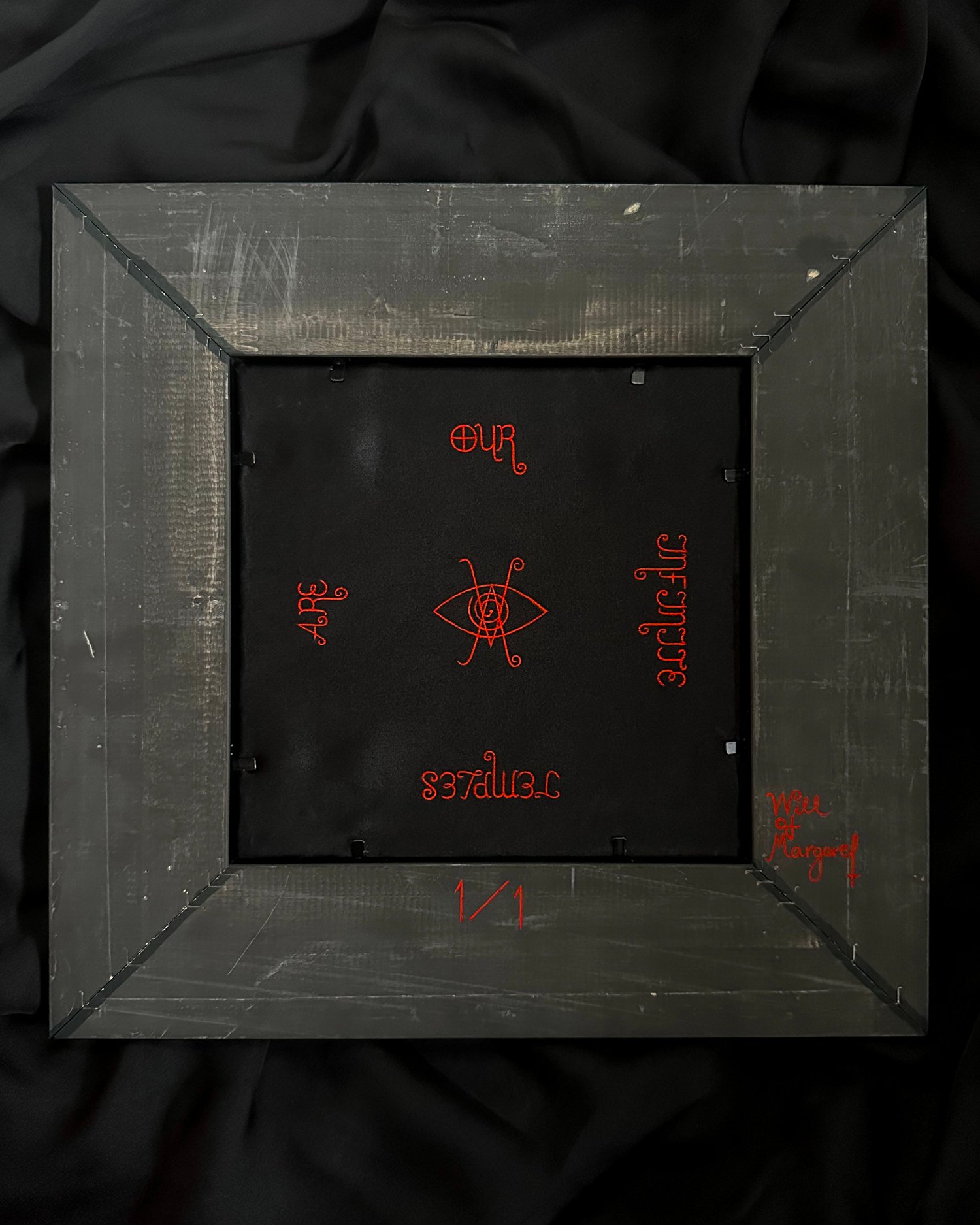 Image of We dance at midnight deep in the heart of the forest part I. 1/1 sigilised curio.