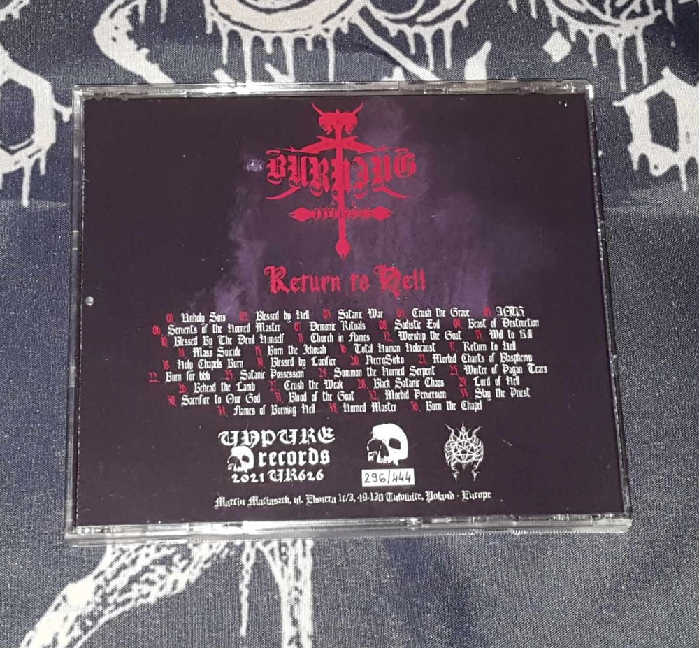 Burning Winds - Return to Hell - CD