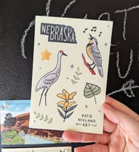 Image 1 of Nebraska sticker sheet