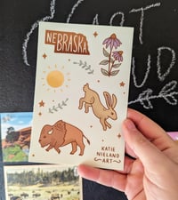 Image 2 of Nebraska sticker sheet